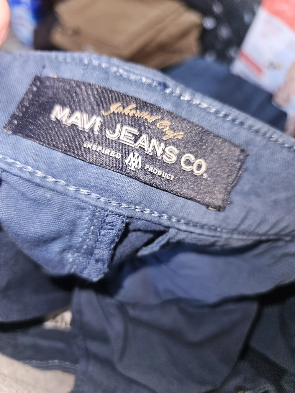 Mavi Blue Cotton Chino Pants 33x30